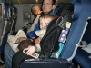 Andy and Ben on the airplane